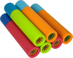 Juego de 6 pistolas de agua, multicolor