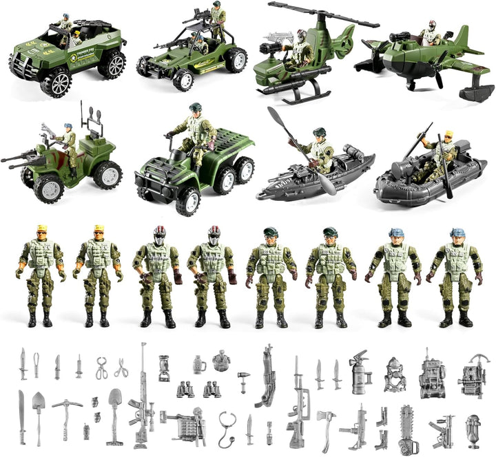 HOSPONY 58-en-1 Juguetes del Ejército para Niños de 4-7 6-8 8-12, C...