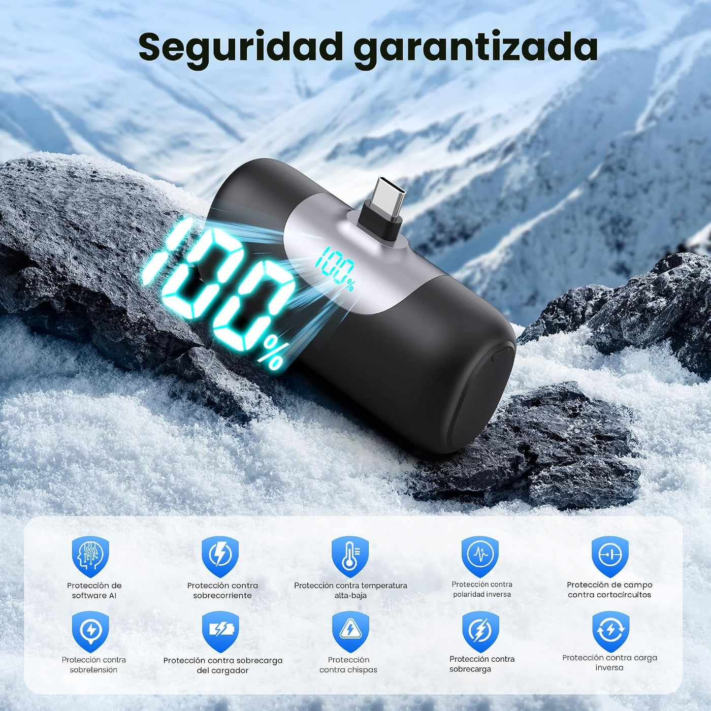 [Paquete de 2] Mini cargador portátil para iPhone 17\/16, pantalla...