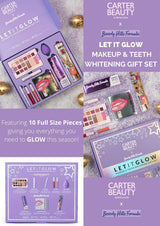 Carter Beauty Let It Glow - Juego de maquillaje y blanqueamiento de...