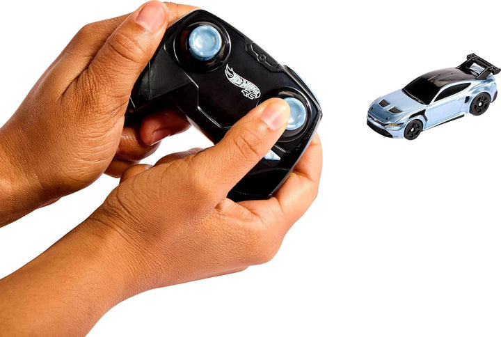 Hot Wheels Auto de juguete a control remoto, función completa, esca...