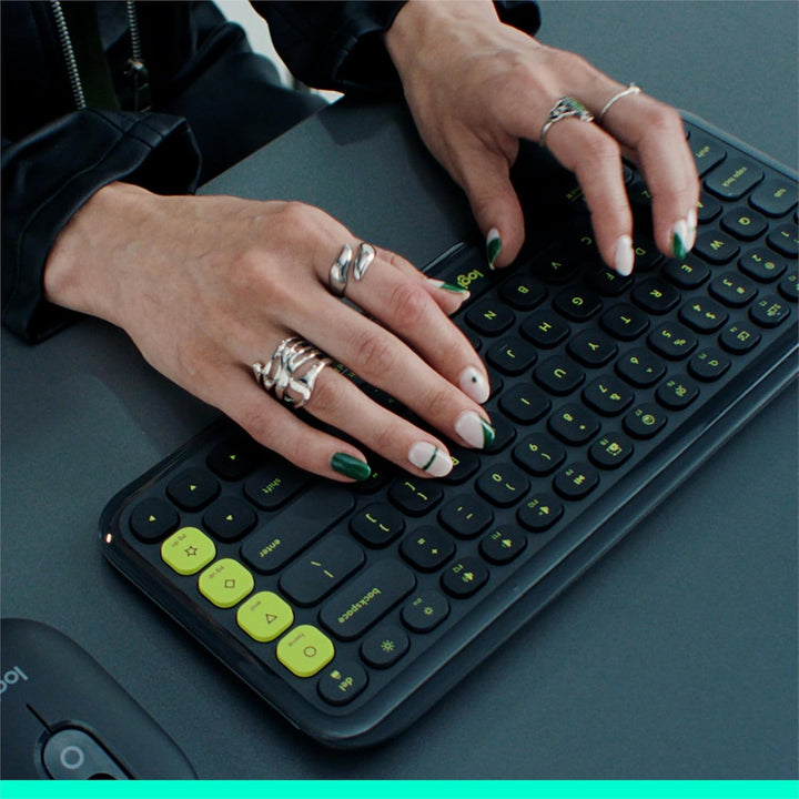 Logitech POP ICON Keys Teclado Inalámbrico Bluetooth, Escritura Cóm...
