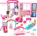 Style Shine - Casa de muñecas plegable de 1 piso, juego de casa de muñecas