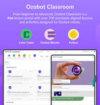 Ozobot - Kit de robot de codificación Ari | Edades 8-14 | Codificación STEM para niños y profesores