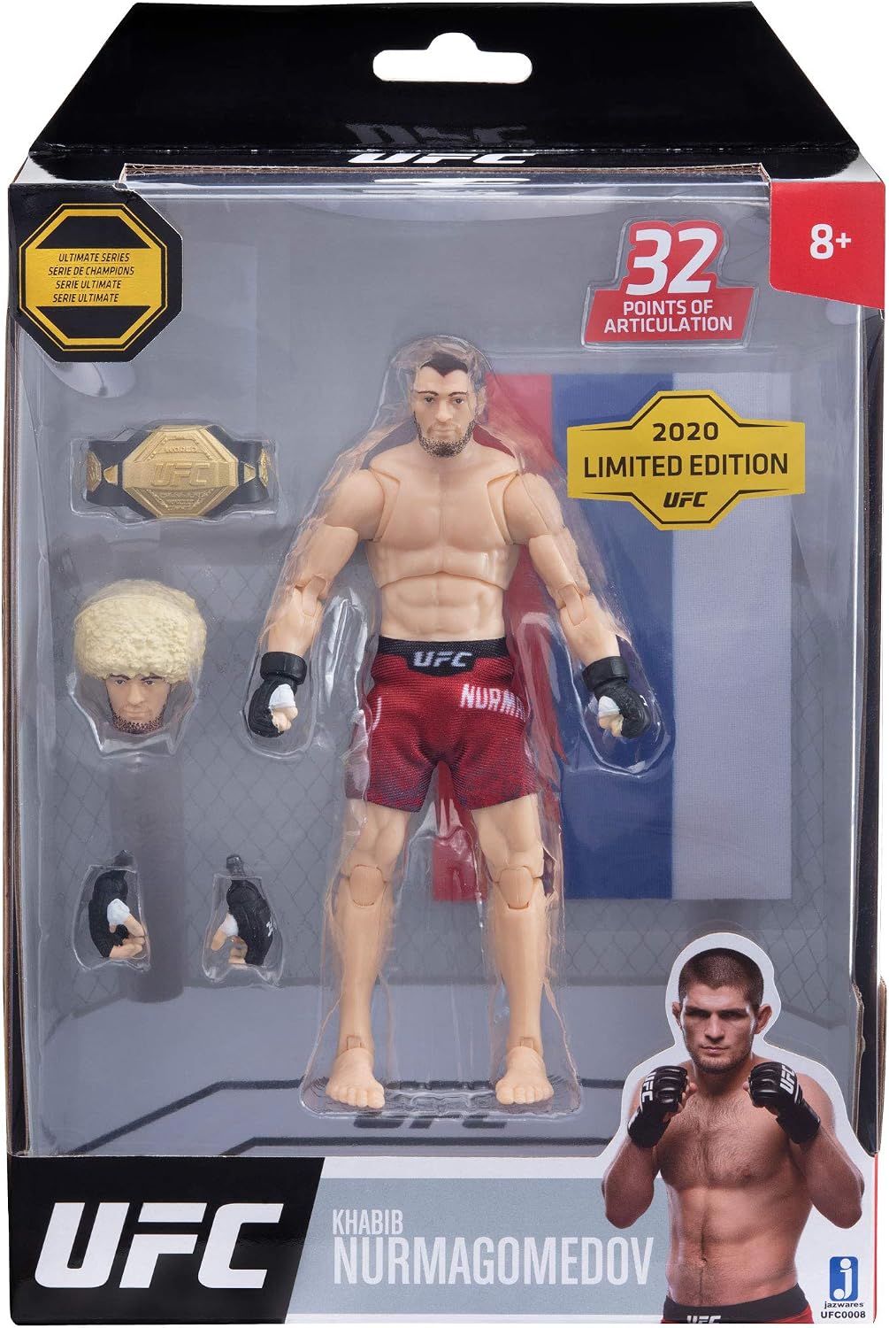 UFC Ultimate Series Limited Edition Khabib Nurmagomedov, figura de...