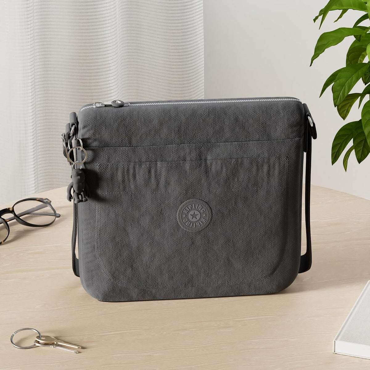 Kipling Women's Sebastian Crossbody Bag, Súper Ligera, Bolsa Mensajera Durable, Bolso de Hombro