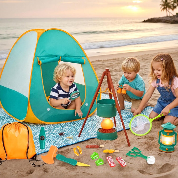Meland Juego de Campamento para Niños con Tienda - Juguetes