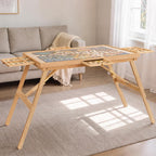 TEAKMAMA - Mesa de rompecabezas, 1500 piezas, tablero de rompecabezas de