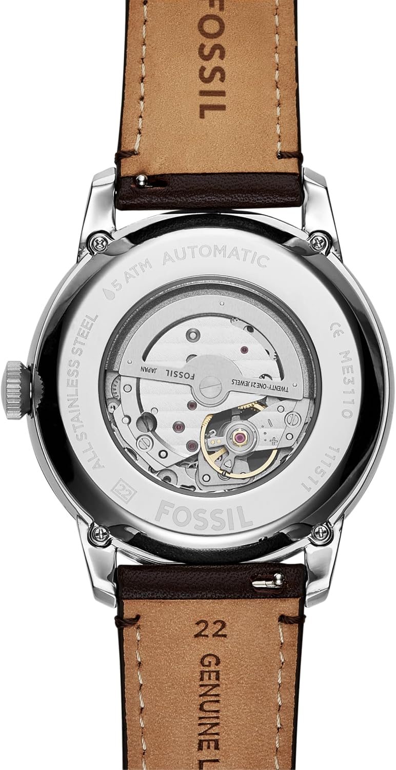 Fossil Townsman - Reloj automático de acero inoxidable para hombre