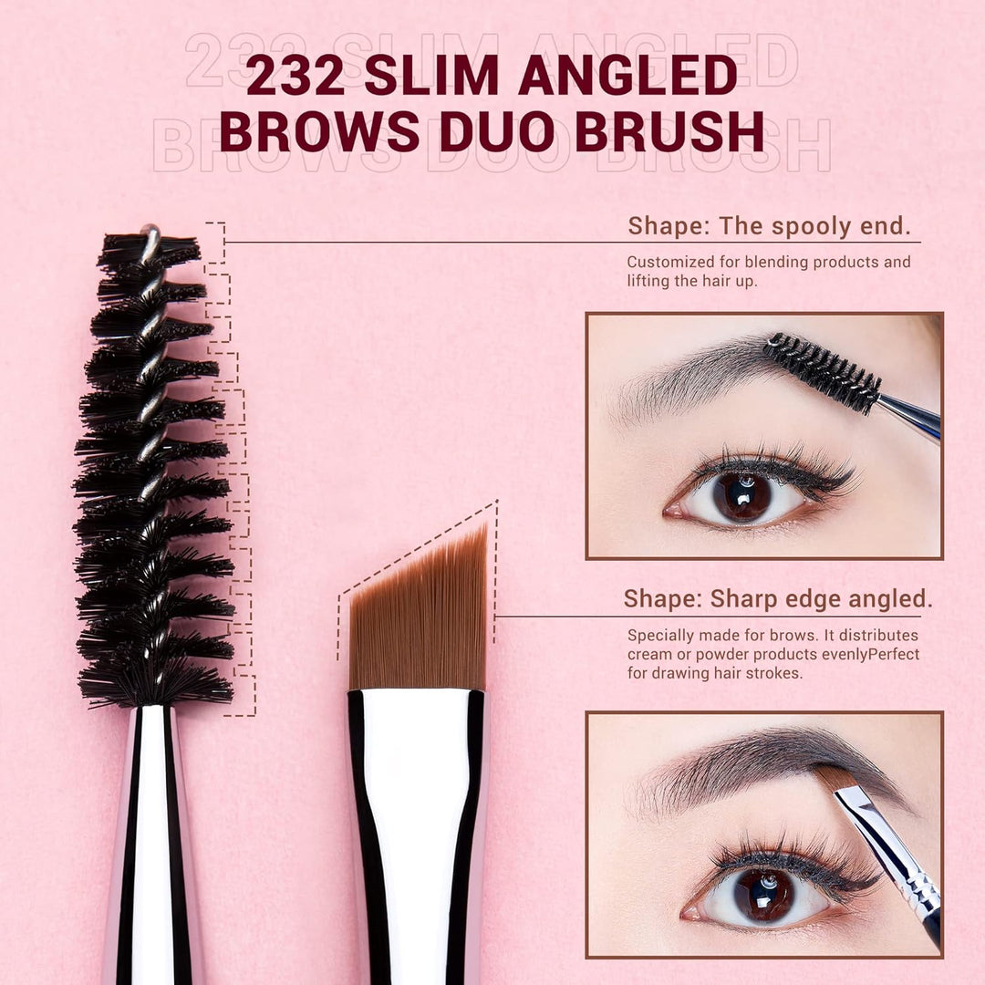 Jessup Juego de Brochas para Cejas de Maquillaje Profesional, Preci...