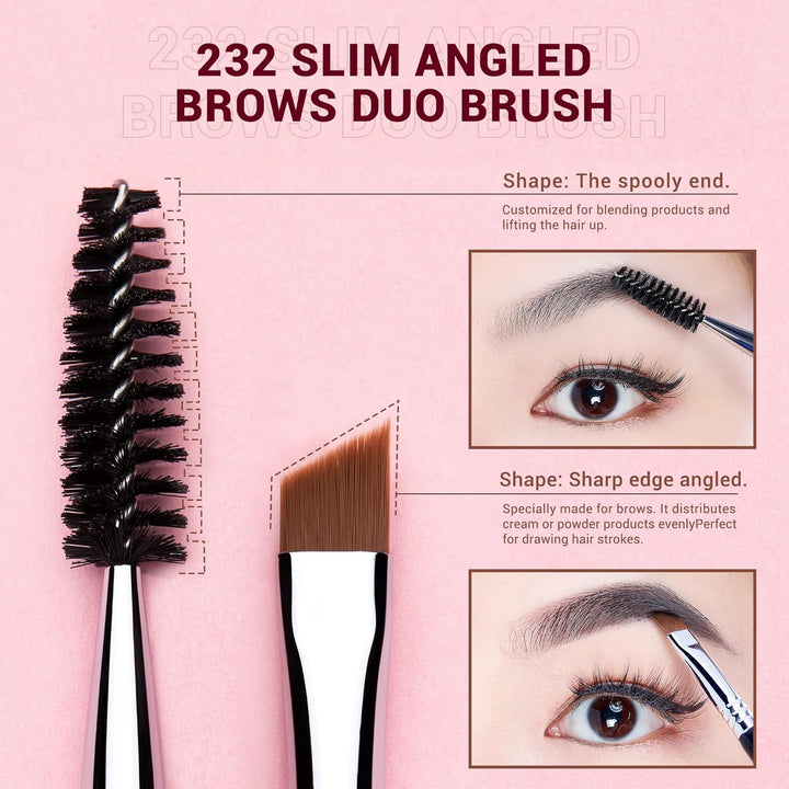 Jessup Juego de Brochas para Cejas de Maquillaje Profesional, Preci...