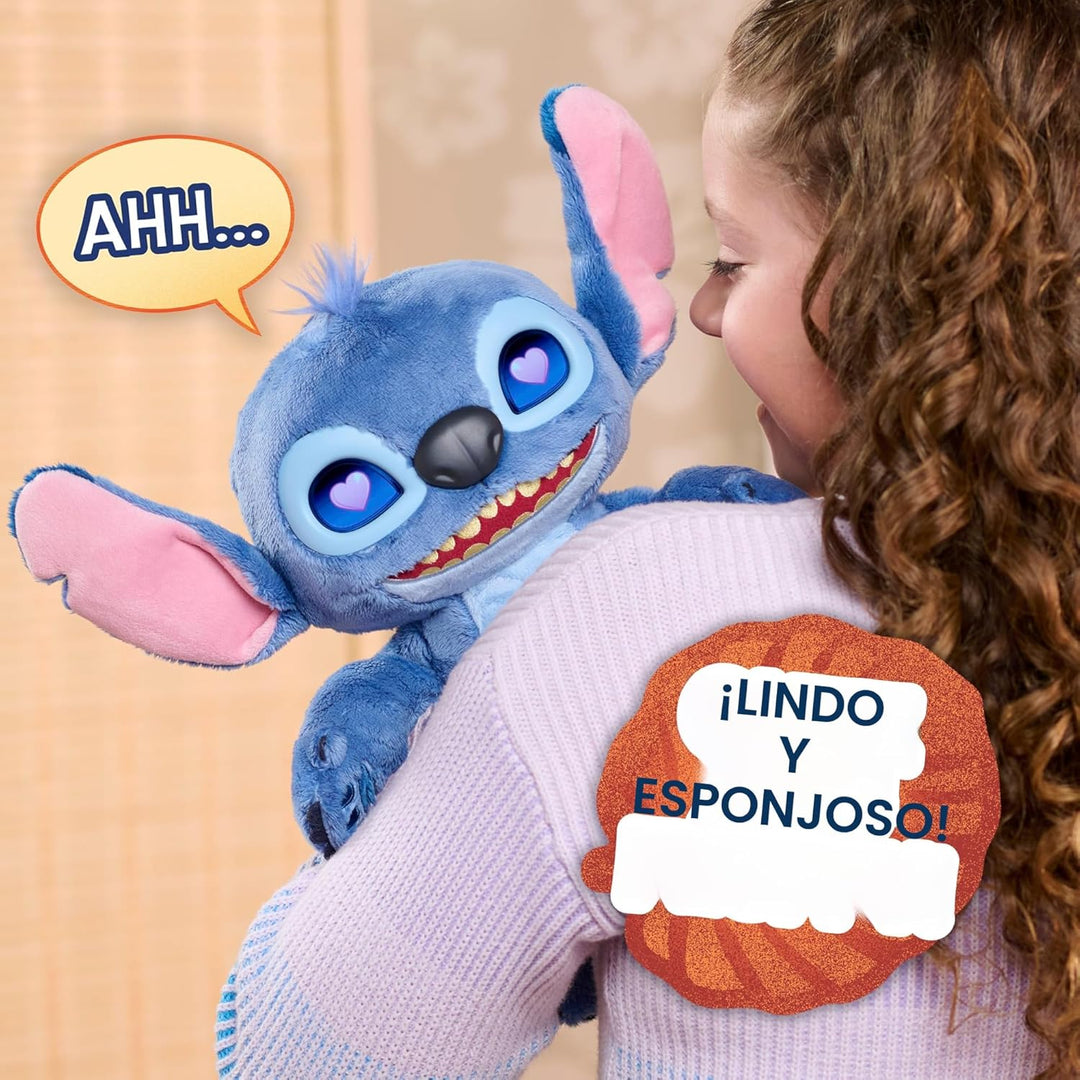 Disney Stitch Just Play Many Moods - Peluche interactivo de 14 pulg...