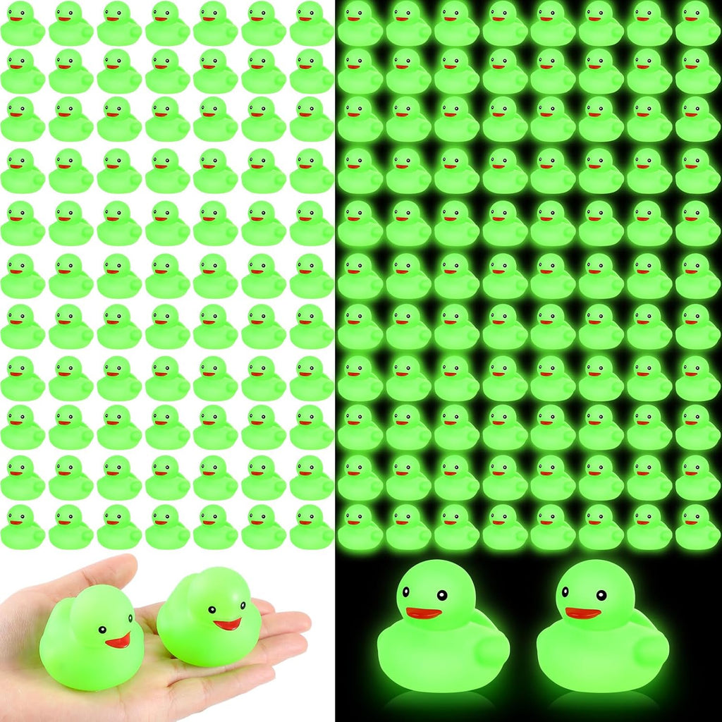 Deekin - 200 patos de goma que brillan en la oscuridad de Halloween de 2