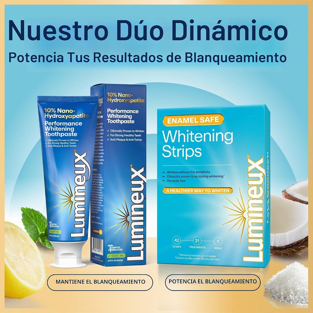 Lumineux Pasta de dientes blanqueadora 10% Nano hidroxiapatita, 3.7...