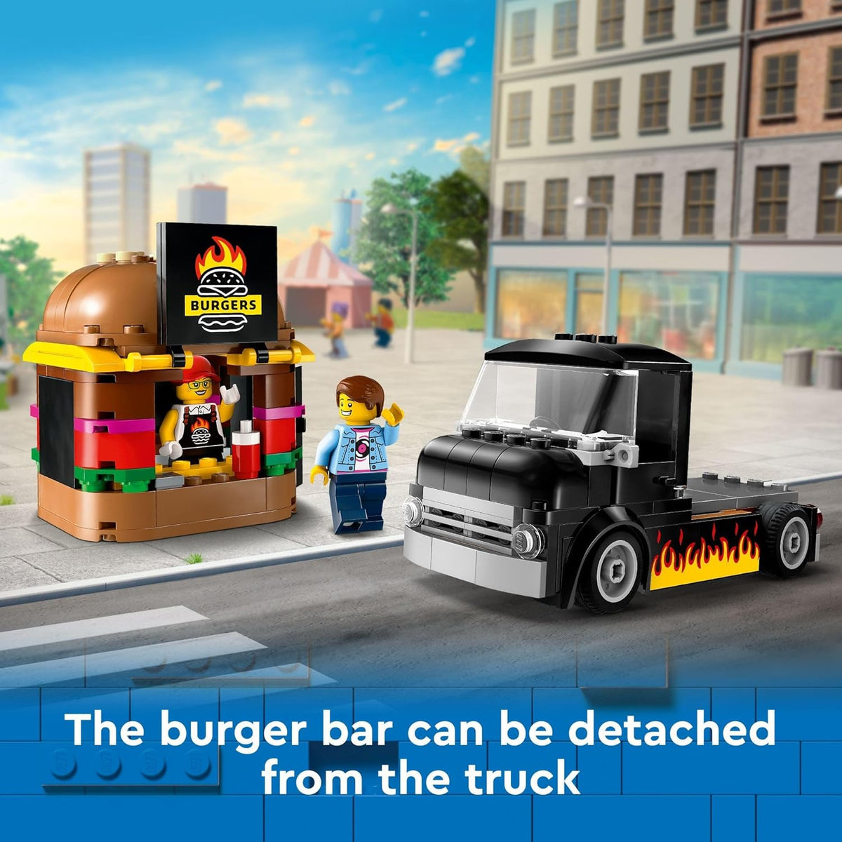 LEGO City Burger Truck - Juego de construcción de juguete
