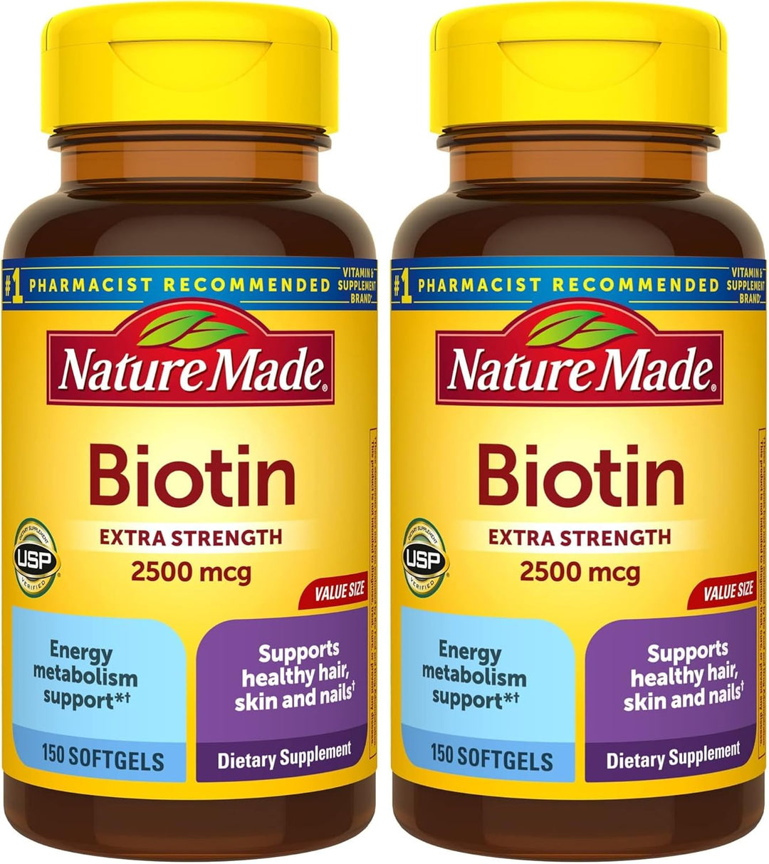 Nature Made Biotina 2500 mcg Extra Strength, suplementos de biotina...