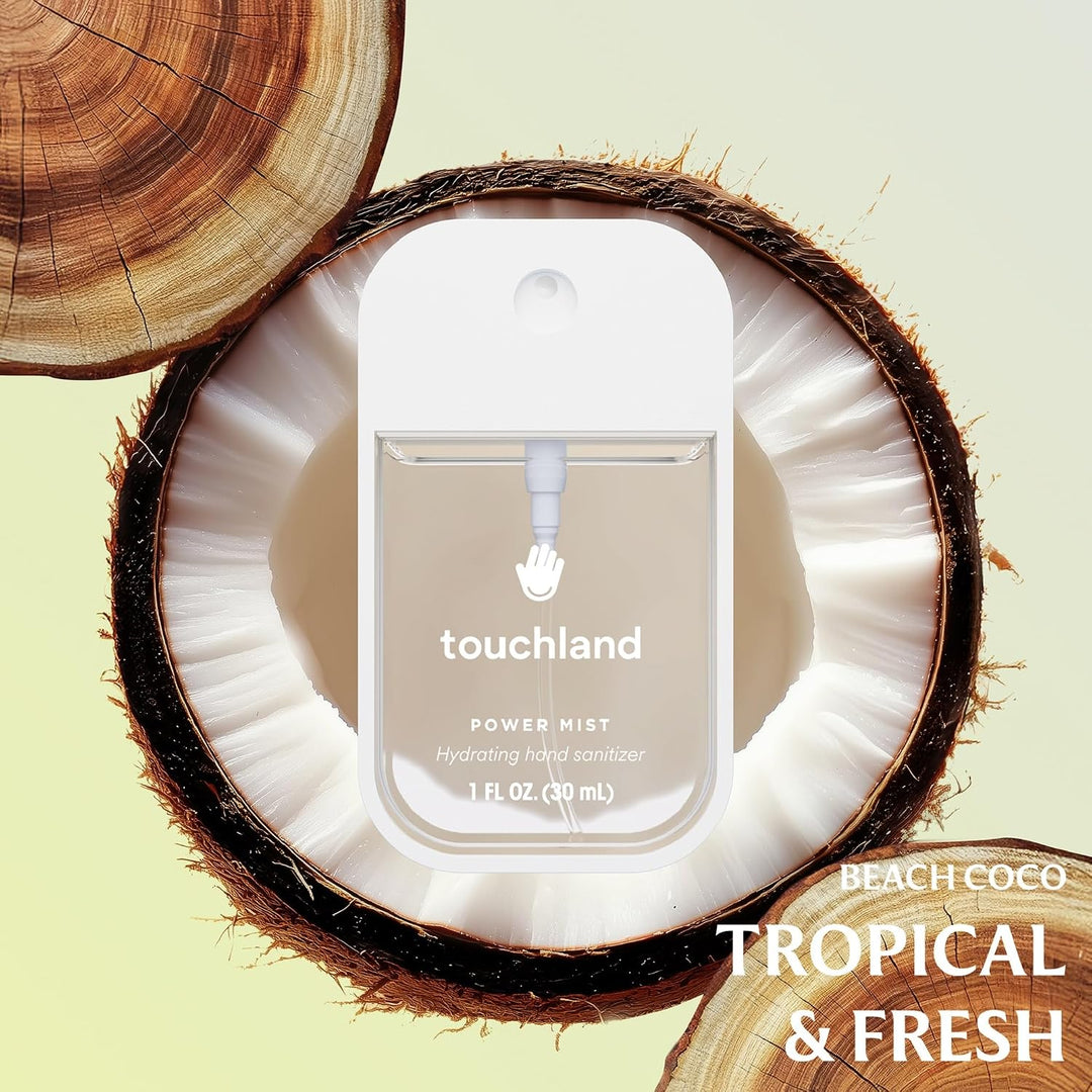 Touchland Spray Desinfectante Hidratante para Manos, DREAM 5 Set (S...