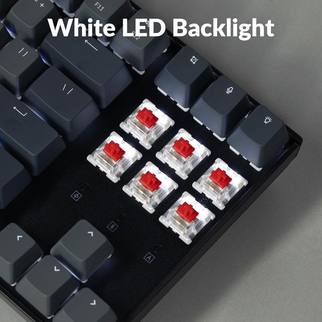 Keychron Teclado mecánico inalámbrico K8 Tenkeyless para Mac, retro...