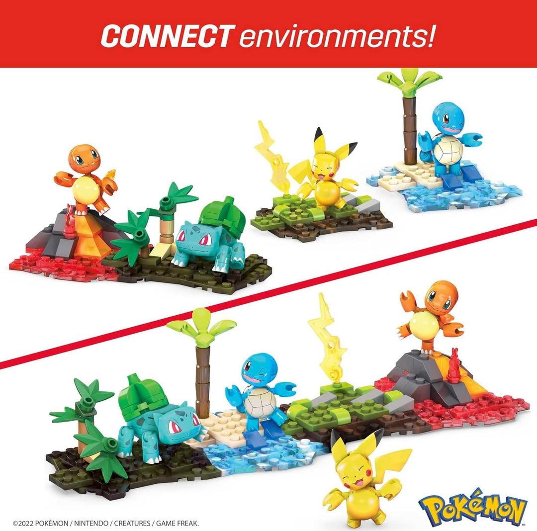 MEGA Pokémon - Juego de juguetes de construcción Kanto