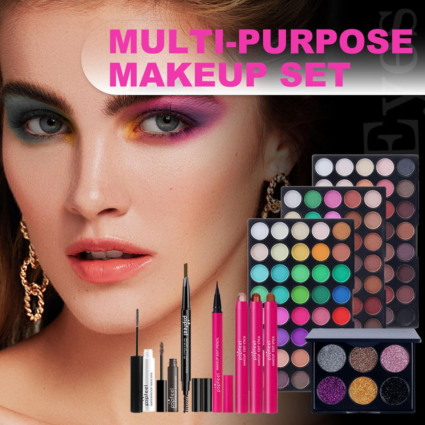 Juego de regalo de maquillaje todo en uno | Kit de maquillaje para...