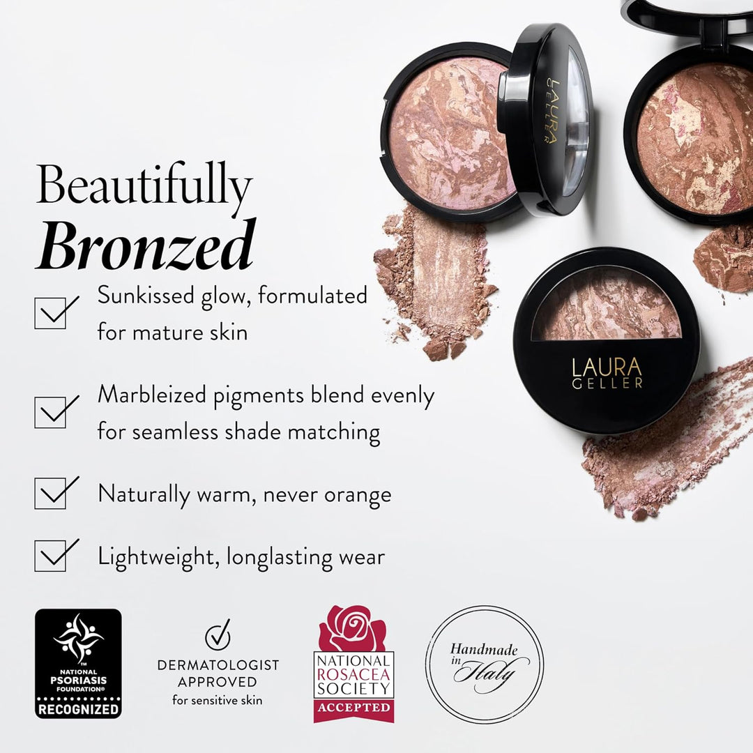 LAURA GELLER NEW YORK Polvo Bronceador Horneado Bronze-N-Brighten -...