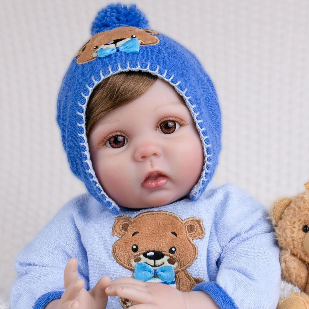 Milidool Muñecas realistas de bebé recién nacido, de 22 pulgadas, c...