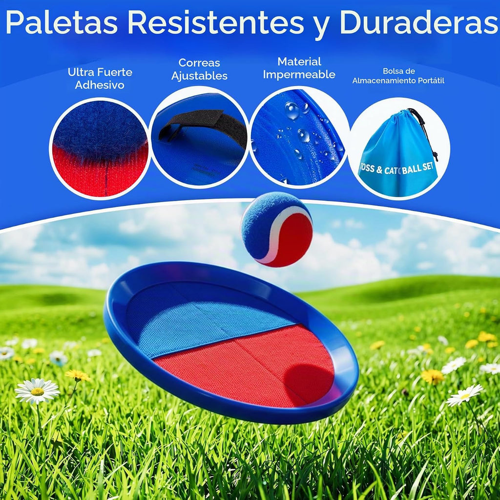 EVERICH TOY Juego de pelotas para lanzar y atrapar, juguetes de piscina de