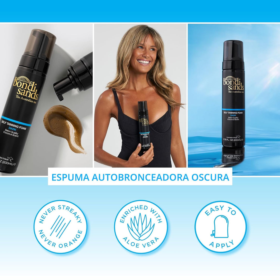 Bondi Sands - Espuma autobronceadora ligera y enriquecida con aloe...