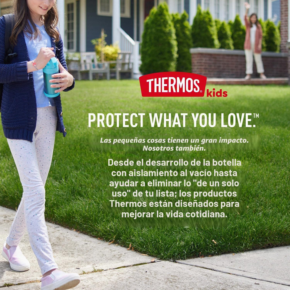 THERMOS FUNTAINER - Botella de agua con boquilla, 16 onzas, Capitán América