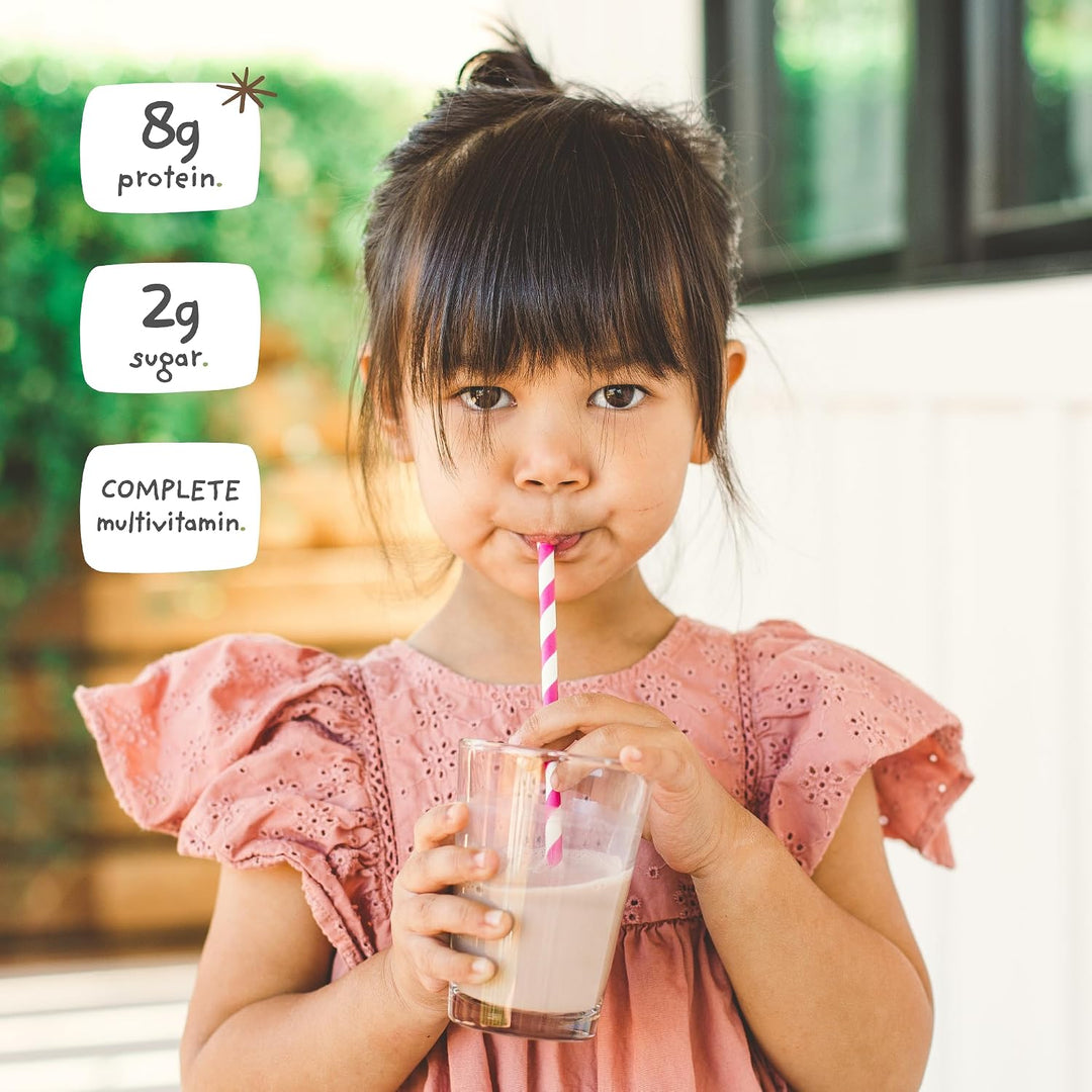 Nurished Vanilla Mighty Milk - Proteína diaria todo en uno para niñ...