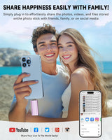 Unidad Flash de 256GB Certificada MFi para iPhone Memoria USB Pen D...