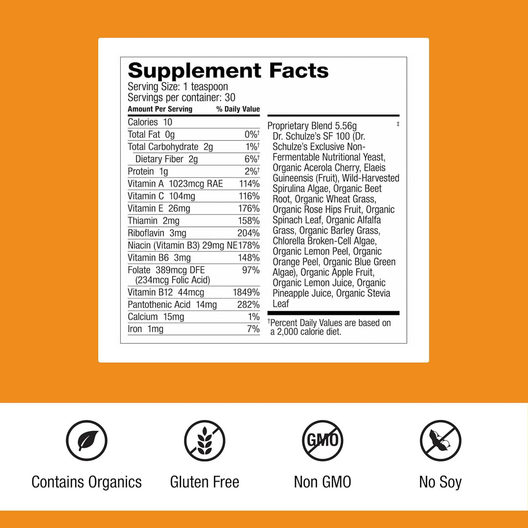 Dr. Schulze's Superfood 100 - Suplemento diario de superaliment...
