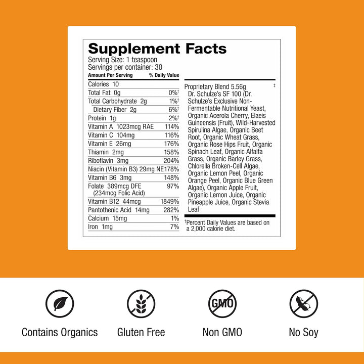 Dr. Schulze's Superfood 100 - Suplemento diario de superaliment...