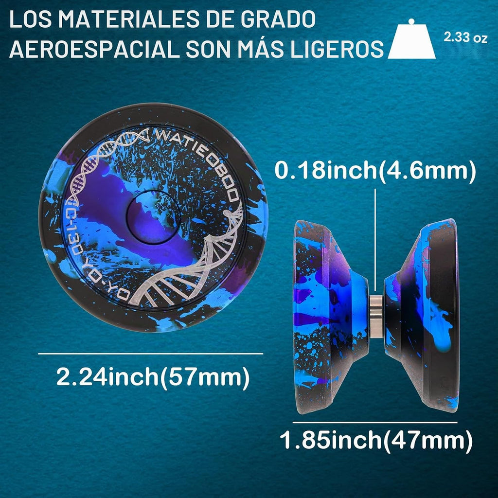 C130 Metal YoYo - Conjunto de yoyó sensible y no sensible