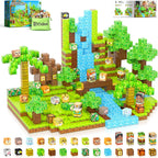 150 Bloques Magnéticos – Juego de Construcción de Minas Magnéticas, Selva Animal