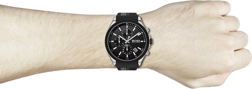 BOSS Reloj cronógrafo de cuarzo para hombre con esfera secundaria de las 6 en punto