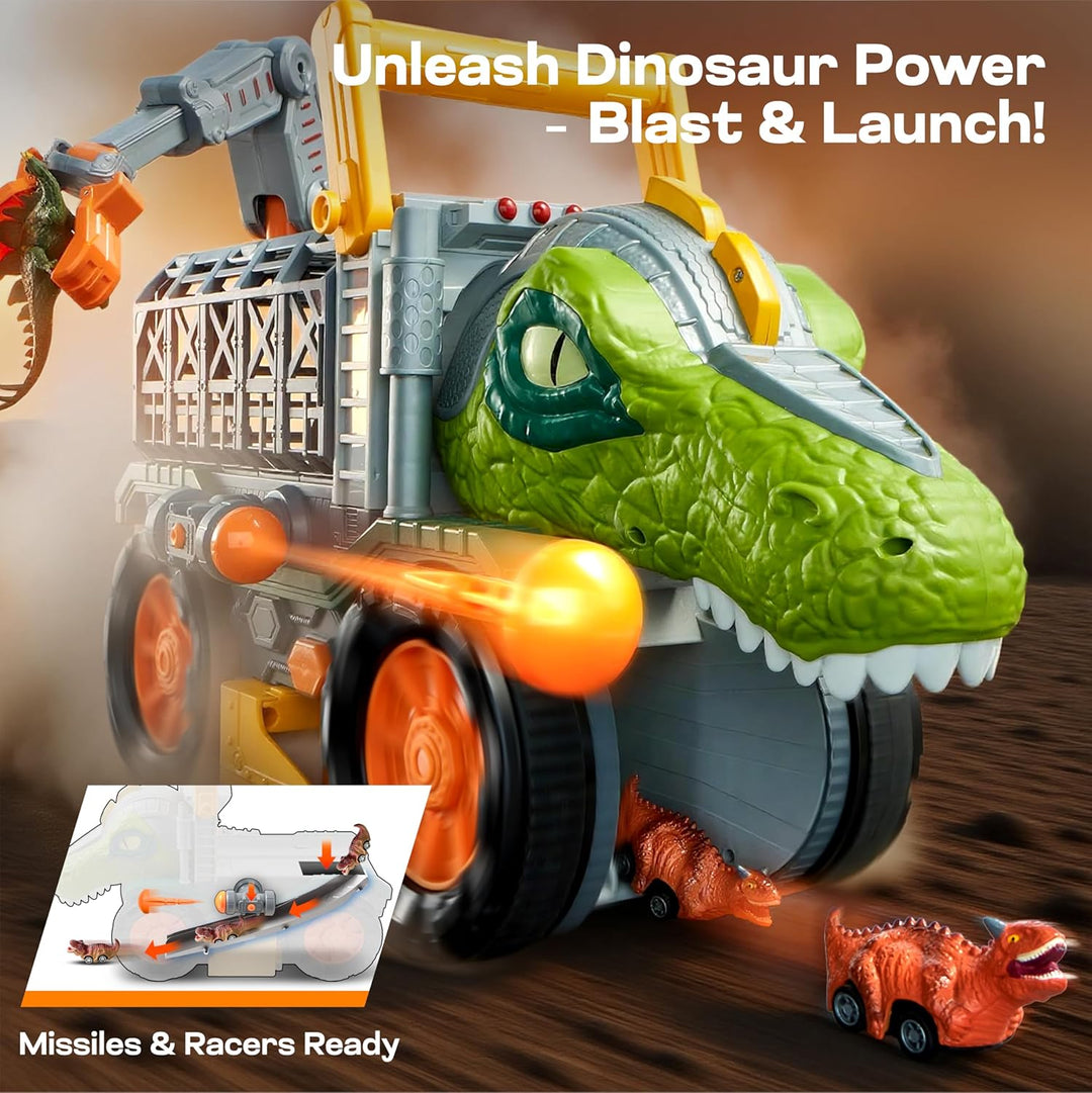 Juguetes de dinosaurio para niños pequeños camión de