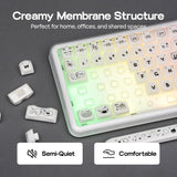 MechLands X Maorbeng X100 PRO - Teclado de membrana para juegos con...