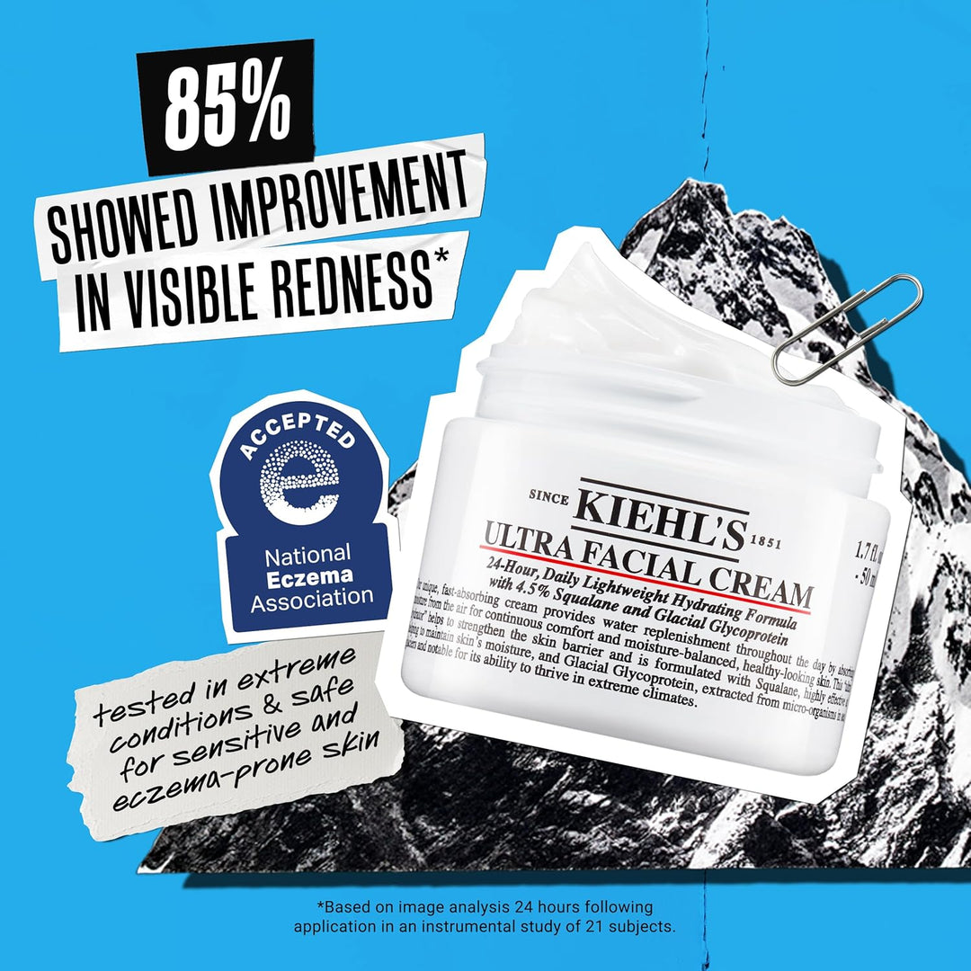 Kiehl's Crema Facial Ultra, con 4.5% de escualano para fortalec...