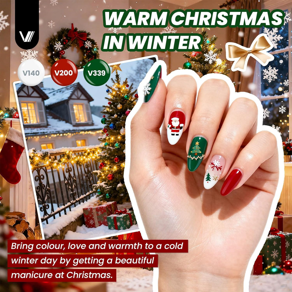 VANREESA Kit de 148 esmaltes de uñas de gel con puntas de uñas de a...