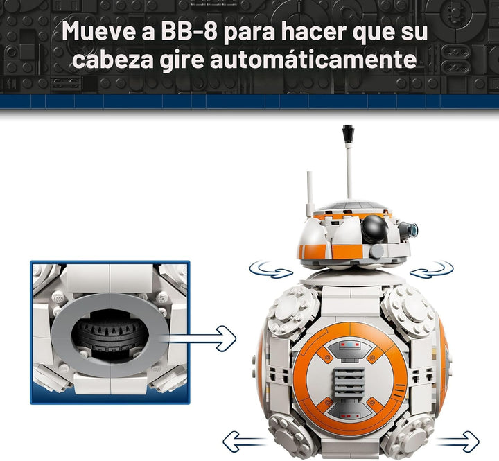 LEGO Star Wars BB-8 Astromech Droid Juguete de construcción para ni...