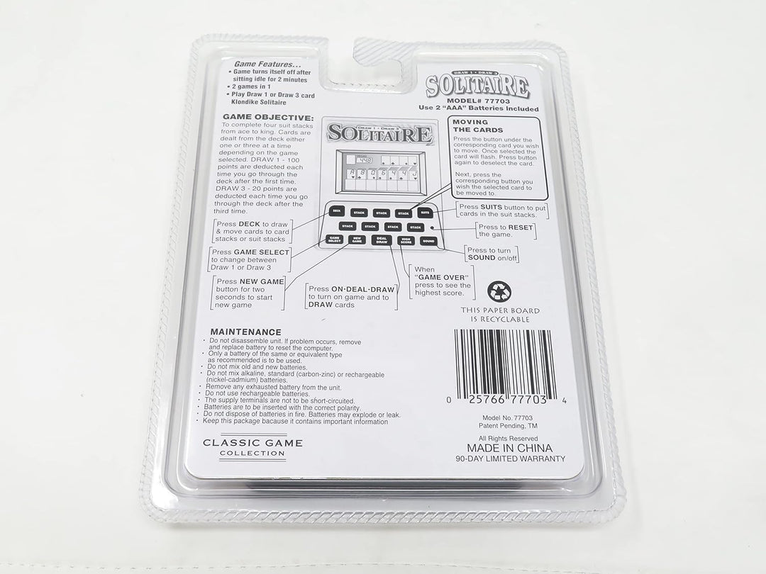Solitario Clásico, Juegos Electrónicos
