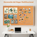 Maxtek Tablero de corcho de 48 x 36 pulgadas, tablero de anuncios grande