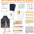 Kits de manualidades de bricolaje de 61 piezas con pintura