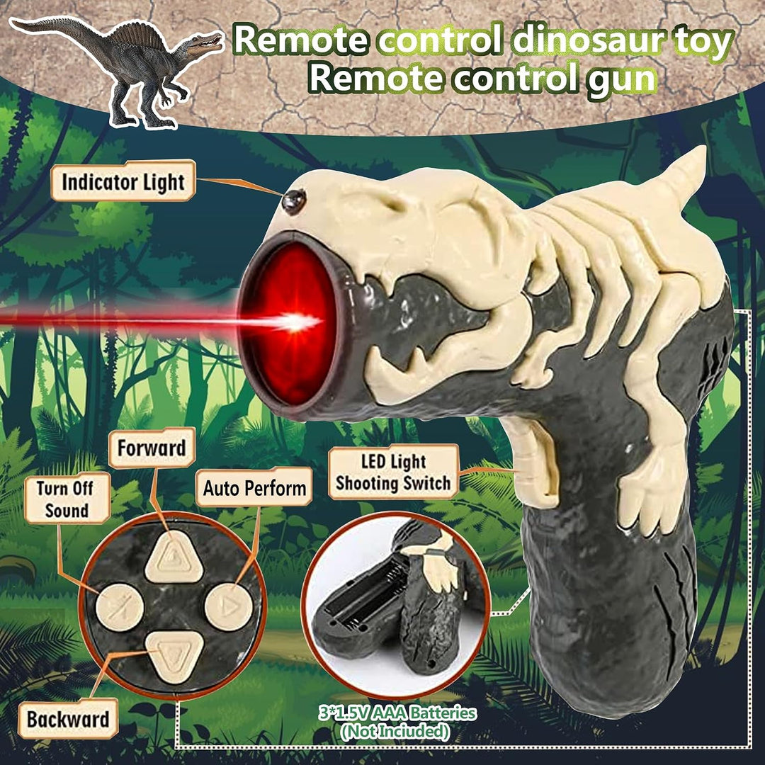 Juguetes de dinosaurio mejorados para niños de 3, 5 y 7 años, jugue...