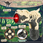 Juguetes de dinosaurio mejorados para niños de 3, 5 y 7 años, Gris