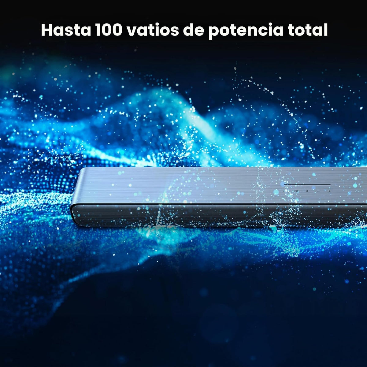 TCL Barra de sonido S45H 2.0 para Smart TV | Dolby Atmos DTS:X Calibración automática de sala | Audio de cine en casa inalámbrico Bluetooth de 100 W | Aplicación y control remoto | Último modelo