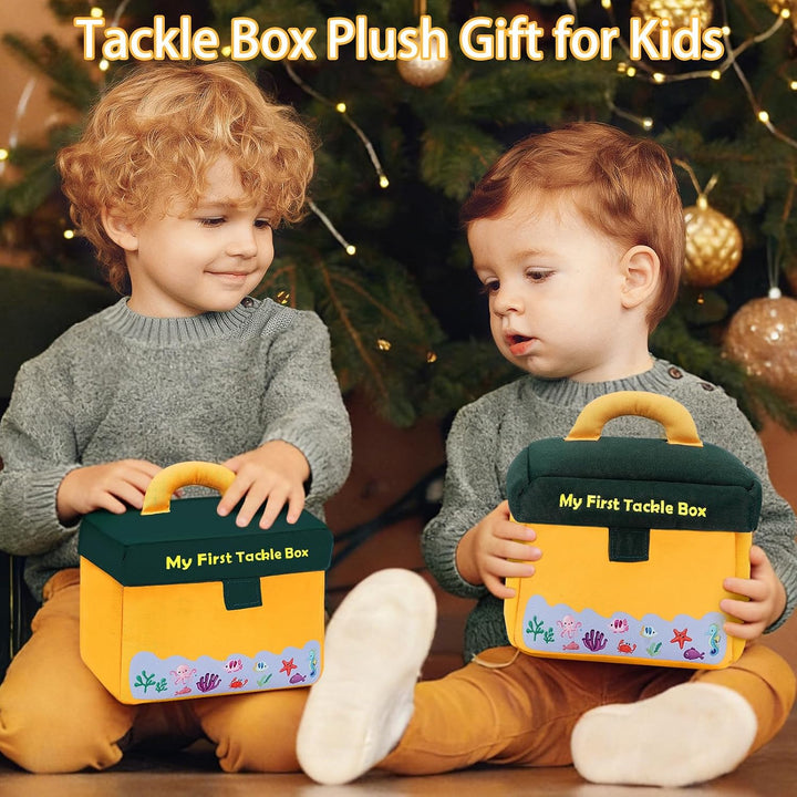 GERBIT My First Tackle Box - Caja de peluche, juguete de pesca para...
