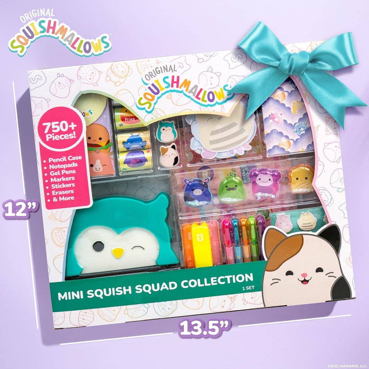 Squishmallows Original Mini Squish Squad Collection, Set de Papelería, Más de 750 Piezas