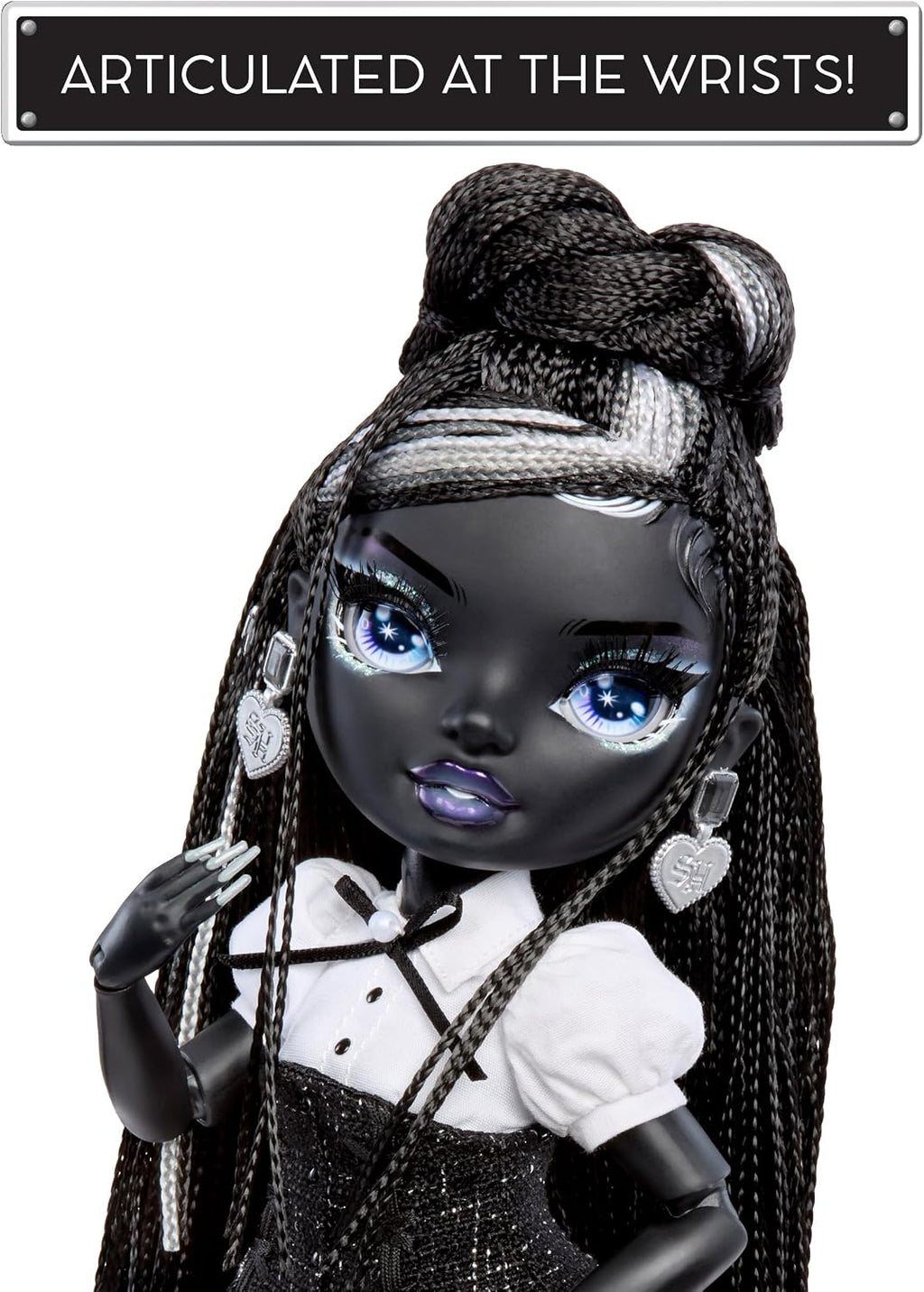 Shanelle Onyx - Muñeca Shadow High de edición limitada, pelo negro de 11 pulgadas, traje de diseñador premium con accesorios para niños de 6 a 12 años y coleccionistas